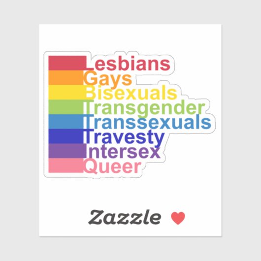 LGBTTTIQ STICKER (Vel)