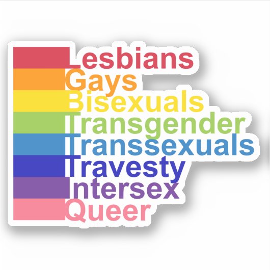 LGBTTTIQ STICKER (Voorkant)