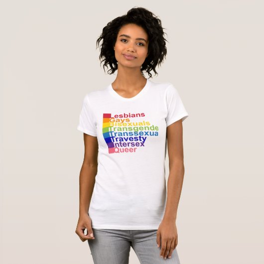 LGBTTTIQ T-SHIRT (Voorkant volledig)