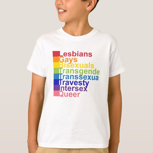 LGBTTTIQ T-SHIRT (Voorkant)