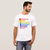 LGBTTTIQ T-SHIRT (Voorkant volledig)