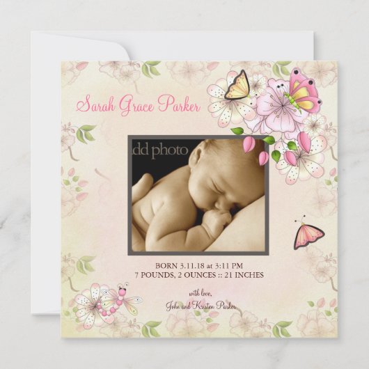 LGC | Aankondiging Baby tuinbouw (Voorkant)