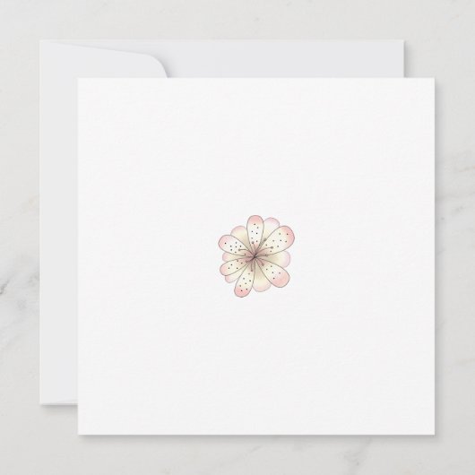 LGC | Baby shower van tuin Kaart (Achterkant)