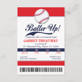 LGC Batter Up Baseball Ticket 2e versie Kaart