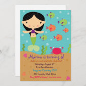 LGC | De Merry Mermaid | Brunette Kaart (Voorkant / Achterkant)