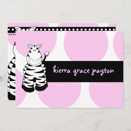 LGC | De uitnodiging tot het indienen van Zebra aa (Voorkant / Achterkant)