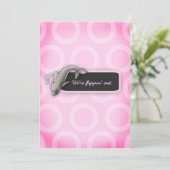 LGC | Flippin Out-Girl-Baby shower Kaart (Staand voorkant)