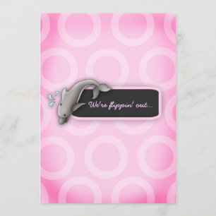 LGC Flippin Out-Girl-Baby shower Kaart