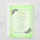 LGC | Flippin Out Green Surprise Baby shower Kaart (Achterkant)