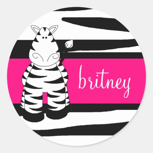 LGC | One Hot Momma Zebra Sticker (Voorkant)