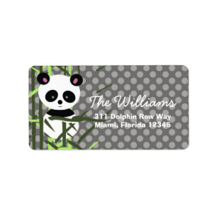 LGC Peek A Boo Panda Etiket