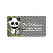 LGC | Piek A Boo Panda Etiket (Voorkant)