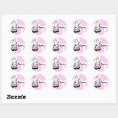 LGC | Pinkie de Zebra Sticker (Vel)