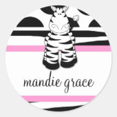LGC | Polka Dotted Zebra Sticker (Voorkant)