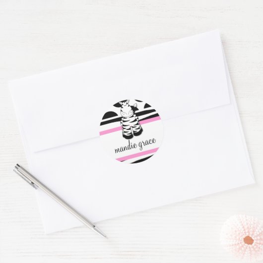LGC | Polka Dotted Zebra Sticker (Envelop)