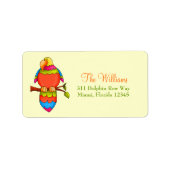 LGC Tropische Papegaai Etiket (Voorkant)