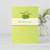 LGC | Twee erwten in een aanbesteding met twee peu Kaart (Staand voorkant)