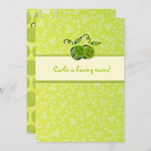 LGC | Twee erwten in een uitnodiging tot het indie (Voorkant / Achterkant)