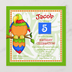 LGC   Uitnodiging voor tropische papegaaiachtigen