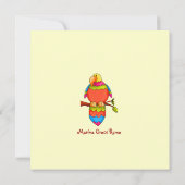 LGC | Uitnodiging voor tropische papegaaiachtigen (Achterkant)