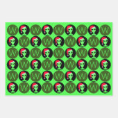 LGM in een kerstcadeautje met een kerstcadeautje Inpakpapier Vel (Voorkant)