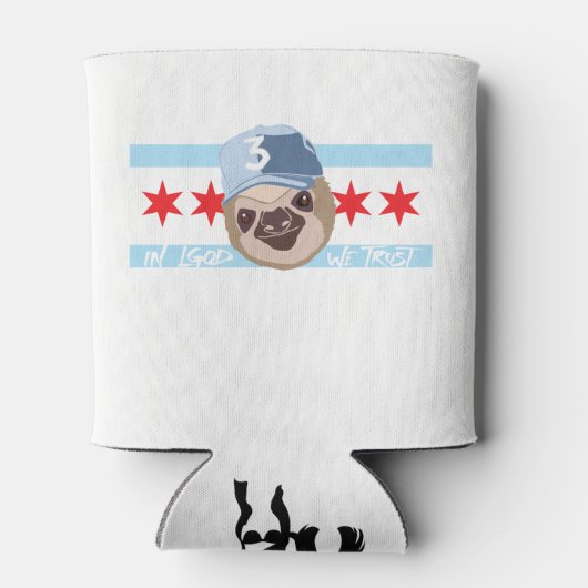 LGOD Chicago Sloth Koelbox (met beheerders!) Blikjeskoeler (Achterkant)
