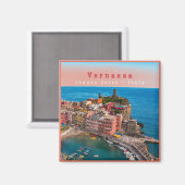 LGR002 VERNAZZA - Cinque Terre - Italië - Fridge Magneet (Voorkant / Achterkant)