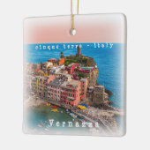 LGR002 VERNAZZA, Cinque Terre, Italië Keramisch Ornament (Links)