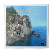 LGR004 MANAROLA - Cinque Terre - Italië - Tegeltje (Voorkant)