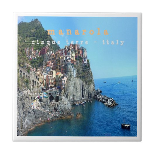 LGR004 MANAROLA - Cinque Terre - Italië - Tegeltje (Voorkant)