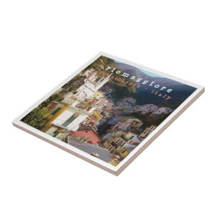 LGR005 RIOMAGGIORE - Cinque Terre - Italië - Tegeltje