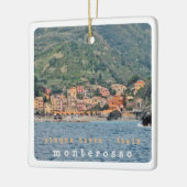 LGR006 MONTEROSSO, Cinque Terre, Italië, Keramisch Ornament (Links)