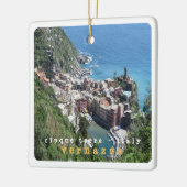 LGR007 VERNAZZA, Cinque Terre, Italië, Keramisch Ornament (Links)