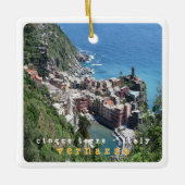 LGR007 VERNAZZA, Cinque Terre, Italië, Keramisch Ornament (Voorkant)