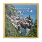 LGR007 VERNAZZA - Cinque Terre - Italië - Tegeltje (Voorkant)