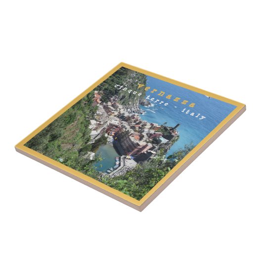 LGR007 VERNAZZA - Cinque Terre - Italië - Tegeltje (Zijkant)