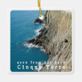 LGR013 CINQUE TERRE, Uitzicht, Italië, Keramisch Ornament (Voorkant)