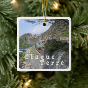 LGR014 CINQUE TERRE, Kust, Italië, Keramisch Ornament