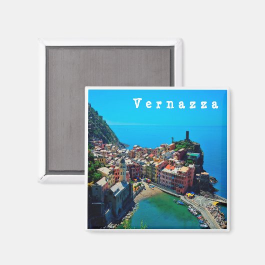 LGR022 VERNAZZA - Cinque Terre - Liguria - Fridge Magneet (Voorkant / Achterkant)