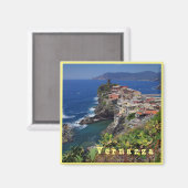 LGR024 VERNAZZA - Cinque Terre - Italië - Fridge Magneet (Voorkant / Achterkant)