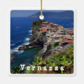 LGR024 VERNAZZA - Cinque Terre - Italië, Keramisch Ornament (Achterkant)