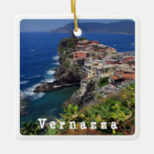 LGR024 VERNAZZA - Cinque Terre - Italië, Keramisch Ornament (Voorkant)