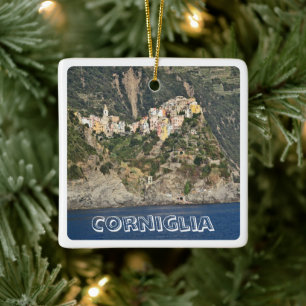 LGR028 CORNIGLIA - CINQUE TERRE - Italië, Keramisch Ornament