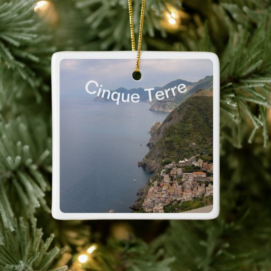 LGR030 CINQUE TERRE - Ligurië - Italië, Keramisch Ornament (Boom)