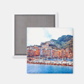 LGR034 PORTO VENERE - Ligurië - Italië - Fridge Magneet (Voorkant / Achterkant)