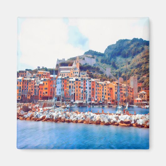 LGR034 PORTO VENERE - Ligurië - Italië - Fridge Magneet (Voorkant)