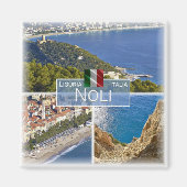 LGR048 NOLI - Mozaïek - Ligurië - Italië - Fridge Magneet (Voorkant)