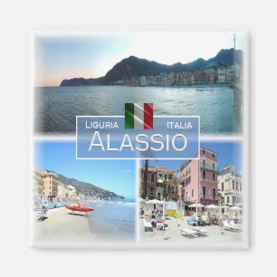 LGR054 ALASSIO - Mozaïek - Ligurië - Italië - Frid Magneet