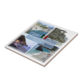 LGR059 MONTEROSSO, Mozaïek, Italië, Tegeltje (Zijkant)