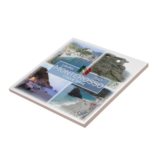 LGR059 MONTEROSSO, Mozaïek, Italië, Tegeltje (Zijkant)